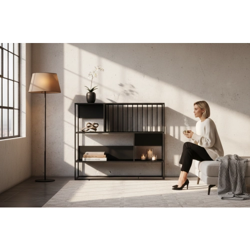 REGAŁ NA KSIĄŻKI METALOWE   RNK-181